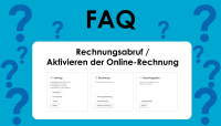 Rechnungsabruf / Aktivieren der Online-Rechnung