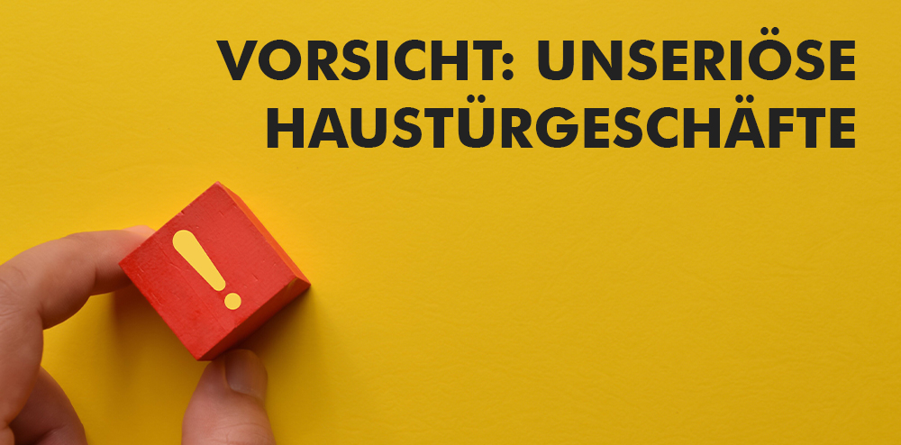 Kunden der Stadtwerke Bad Kissingen berichten über unseriöse Haustürgeschäfte